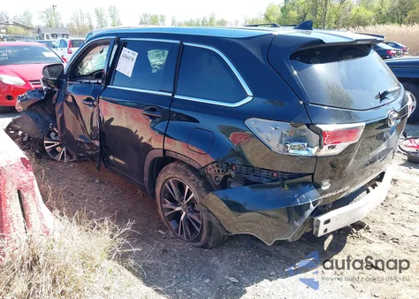 2016 Toyota Highlander Xle V6 from USA, damaged, VIN 5TDJKRFH7GS500051